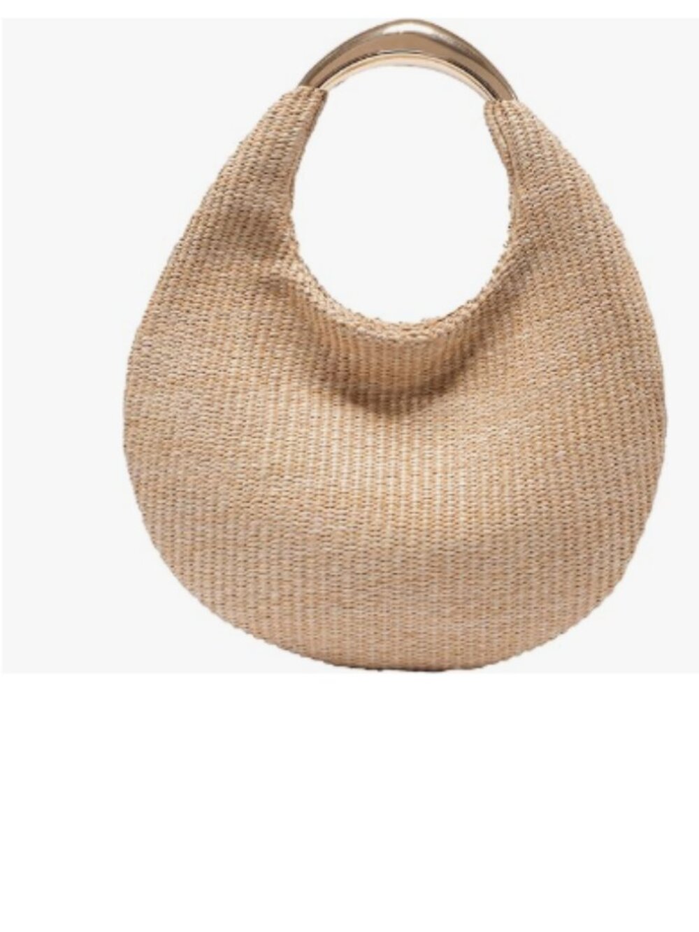 Boho Chic Woven Straw Hobo Tote Handbag Lightweight Summer Beach Purse